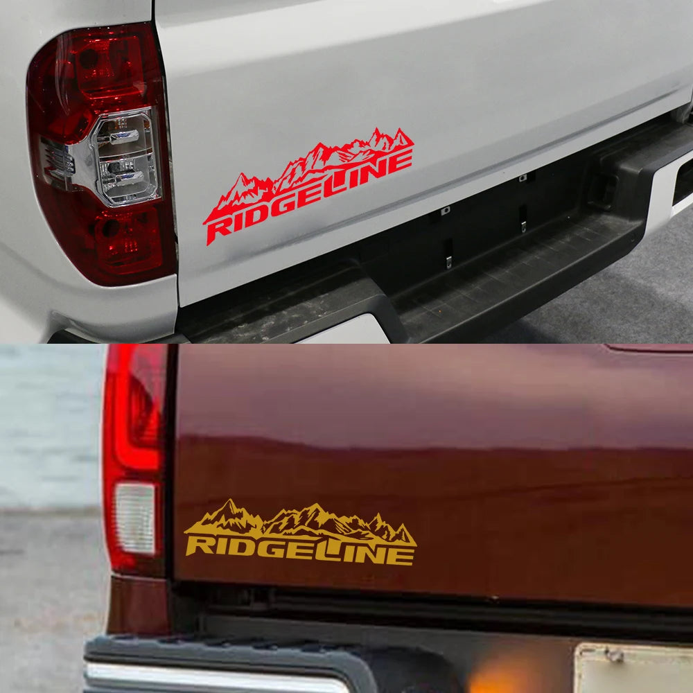Car Stickers Pickup Whole Body Decals for Honda Ridgeline Truck Tailgate Graphics Mountain Decor Cover Auto Tuning Accessories