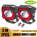 3 Inch LED Pods Light Spot Beam Waterproof Led Work Fog Driving Lights Bar for ATV UTV SUV off Road 4X4 Boat Truck Motorcycle