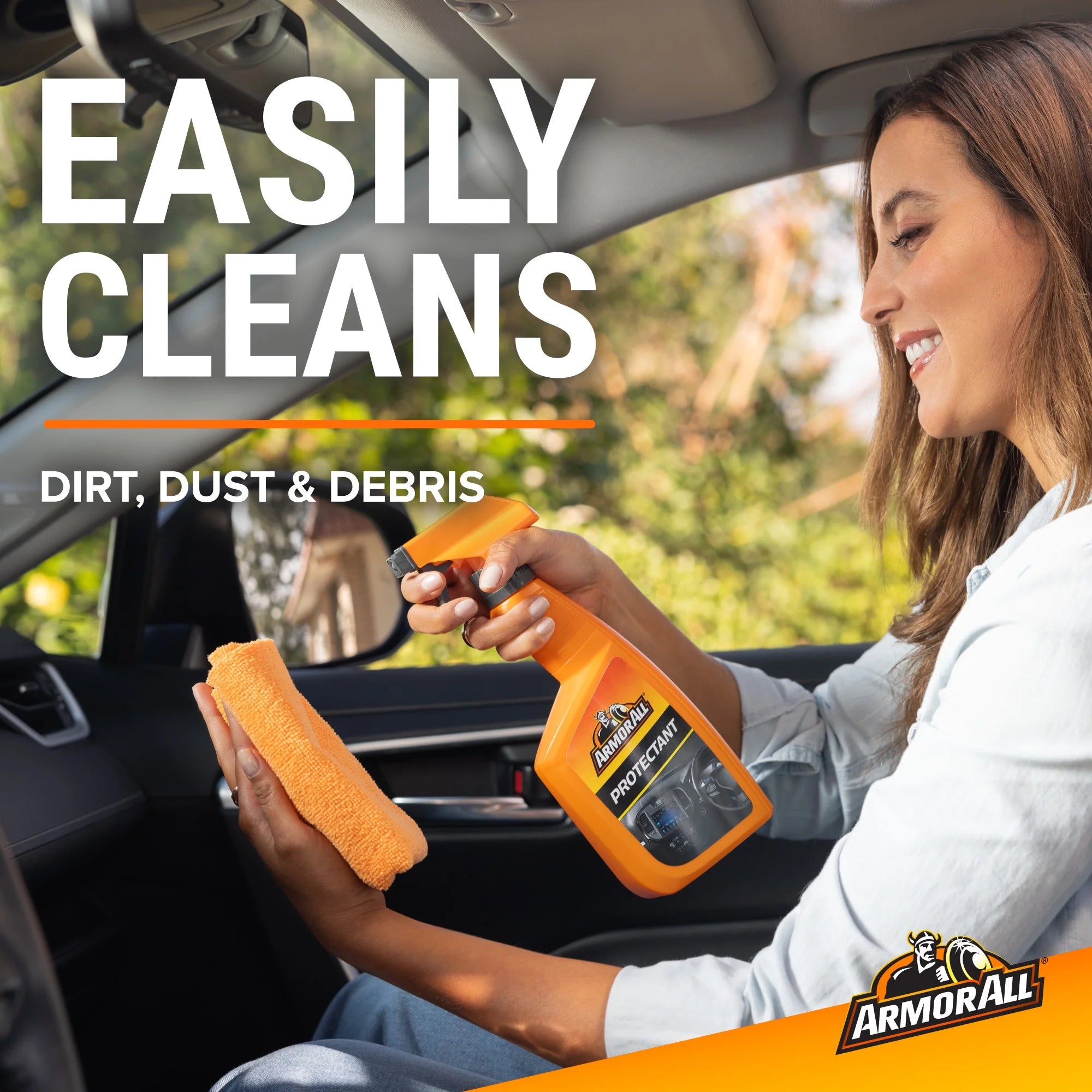 (2 Pack)  Protectant Car Cleaning Spray, 16 Fl Oz