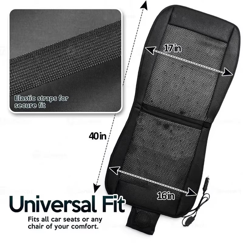 DC12V 24V Car Summer Cool Air Seat Cushion with Fan Fast Blowing Ventilation Car Seat Cooling Pat
