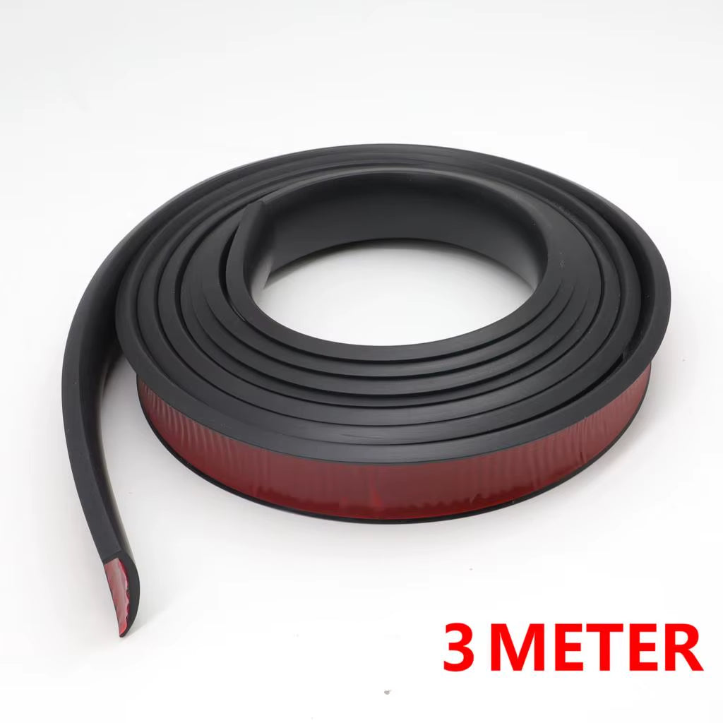 Universal Fender Flare Car Wheel Eyebrow Protector Lip Wheel-Arch Trim Arch Extenders Decorative Scratch Proof Rubber Seal Strip