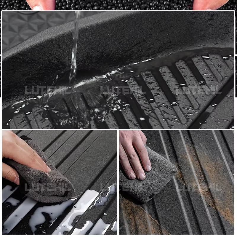 for Ford F150 2015-2024 2023 2022 2021 2020 19 All-Weather TPE Floor Mat Trunk Mat Carpet Cover Auto Interior Accessorie