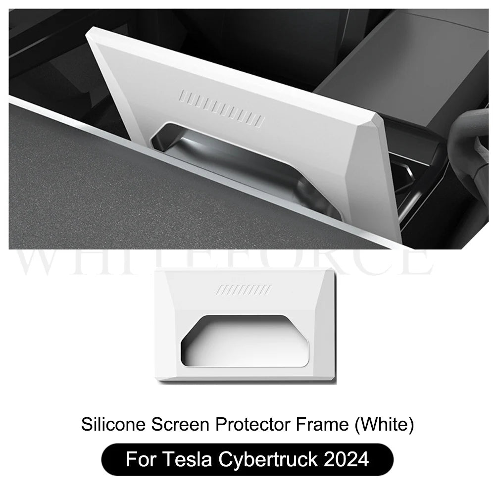 For Tesla Cybertruck 2025 Storage Box Storage Organizer Case Tray under the Central Control Screen behind the Screen Storage Box
