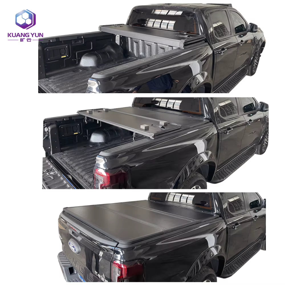 Customize Tonneau Cover 5.5Ft 8.2Ft Tri-Fold Pickup Truck Bed Tonneau Cover for Pickup Truck Ford F150 2010 2025 2026