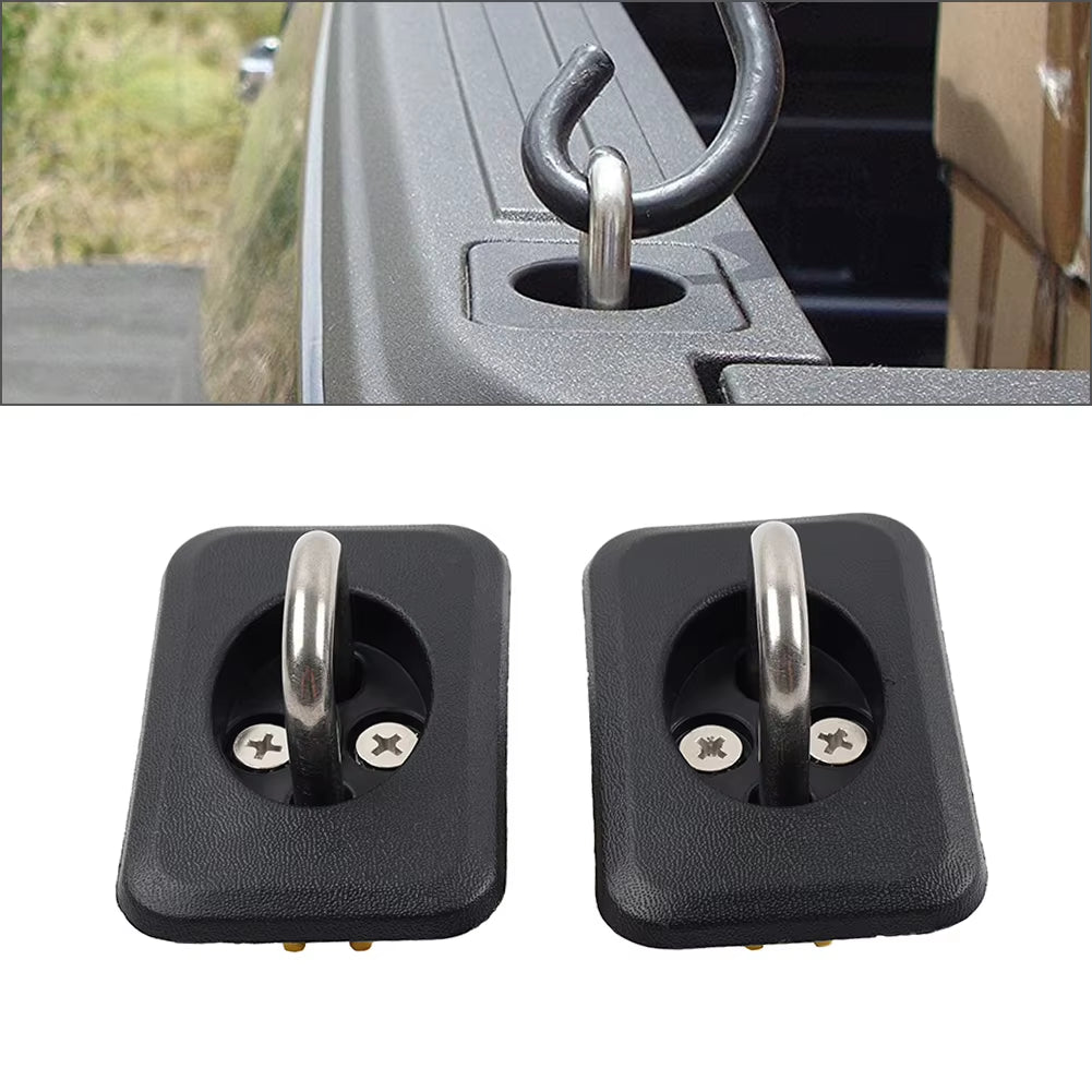 2Pcs Car Truck Bed Retractable Tie down Anchors for Ford F150 F250 F350 for Chevrolet for GMC for Dodge RAM 1500 2500 3500