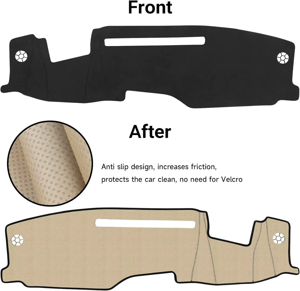 Dash Cover for 2022-2025 Chevy Silverado/Gmc Sierra 1500 Dash Cover Mat Accessories 2024 2025 Silverado/Sierra 2500HD 3500HD Non