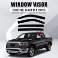 Door Visor for DODGE RAM 1500 DT MK5 2019-2022 Window Visor Vent Ventvisor Wind Deflectors Visors Rain Guard Shades Visor