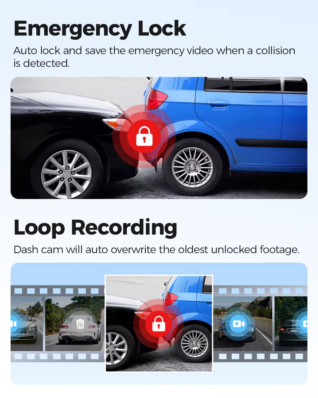 M300S 4K Dash Cam Front and Rear, Built-In ADAS Wifi GPS Dash Camera for Cars, Free 64GB Card, Voice Control, Night Visio