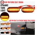 2PCS Led Dynamic Side Marker Turn Signal Light Sequential Blinker Light for VW Golf 3 4 MK3 MK4 Passat 3BG Polo 6N 9N Bora Vento