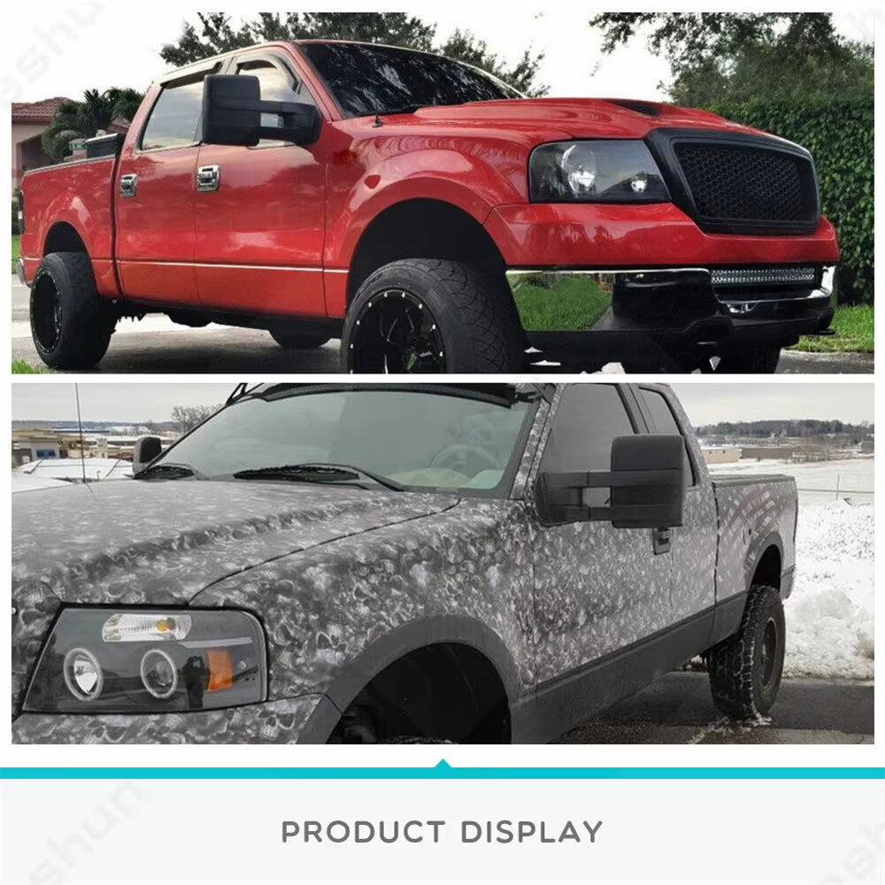 For Ford F-150 F150 Raptor 2004-2006 2007 2008 2009 2012 2013 2014 Pair Tow Mirrors Extendable Towing Mirrors LED Side Mirror