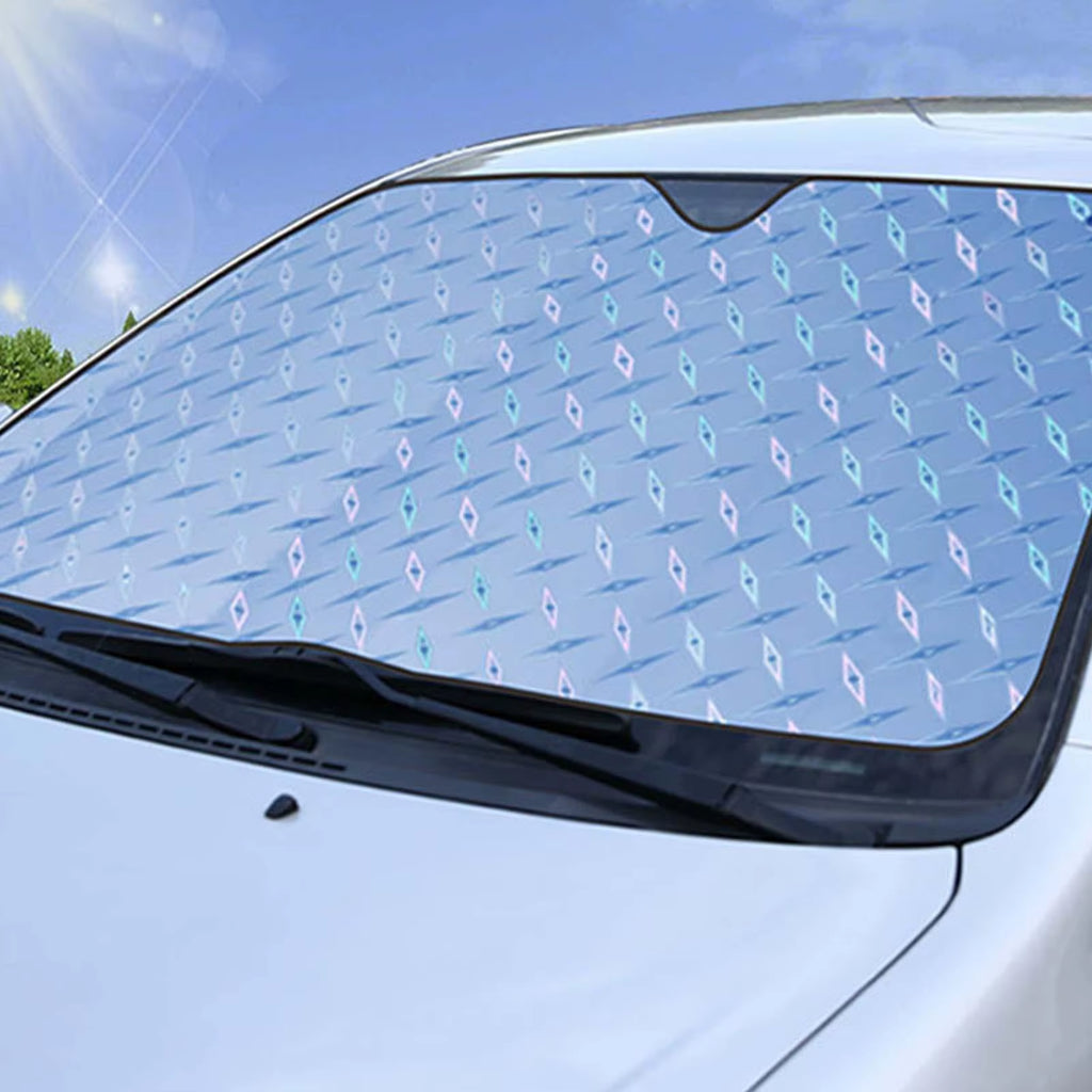 Car Windshield Sunshade Auto Sun Visor Heat Protection UV Protection Foldable Automotive Shield for Trucks Sedans Rvs Vehicles
