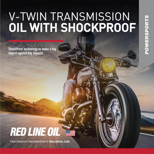 42804 Full Synthetic Gear Oil, V-Twin Transmission Oil with Shockproof - 1 Quart