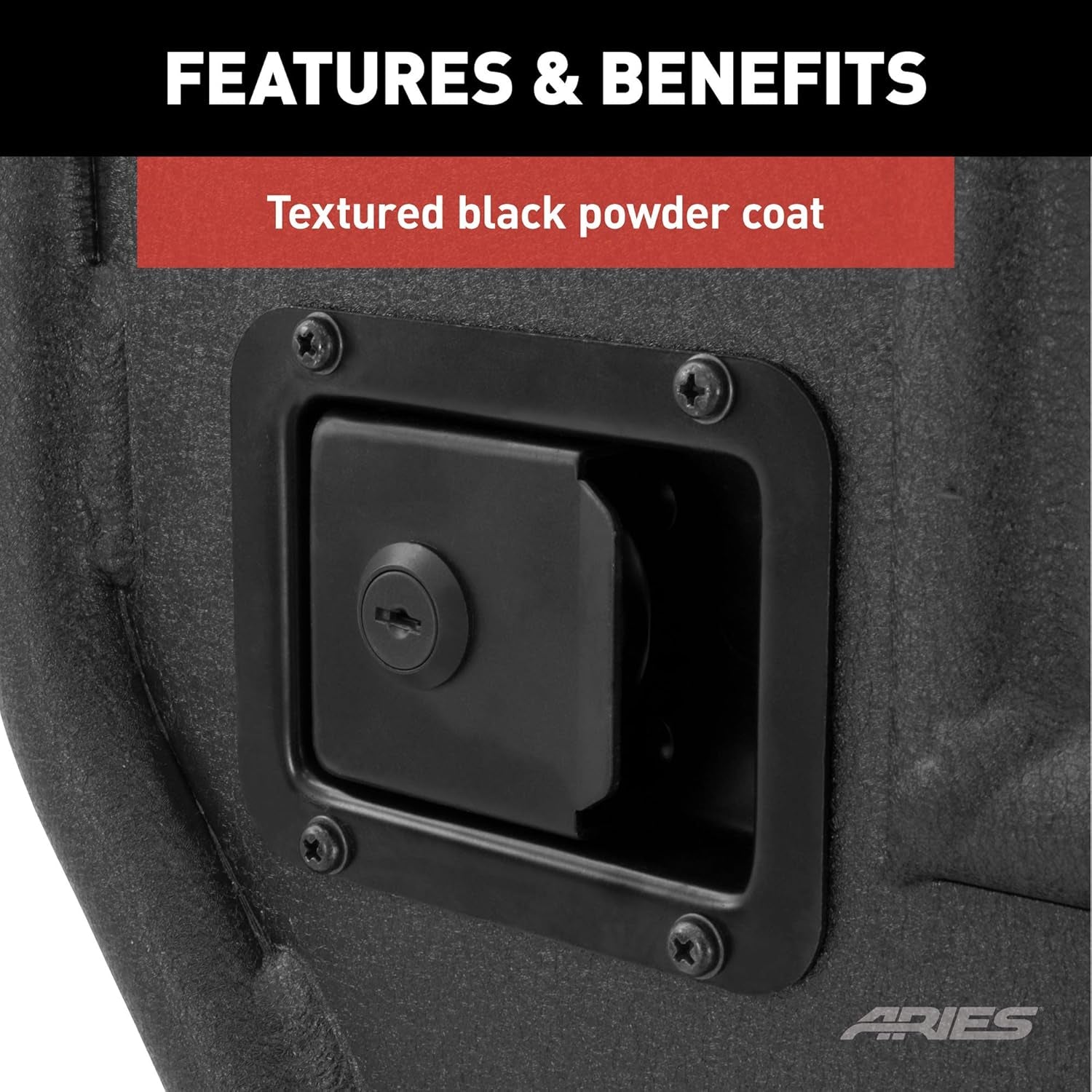 AR15009 Black Aluminum Front Jeep Wrangler JK Tube Half Doors