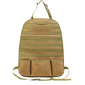 Car Seat Back Organizer Universal Molle Seat Back Organizer Tactical Molle Vehicle Panel Car Seat Cover Protector Storage Pouch