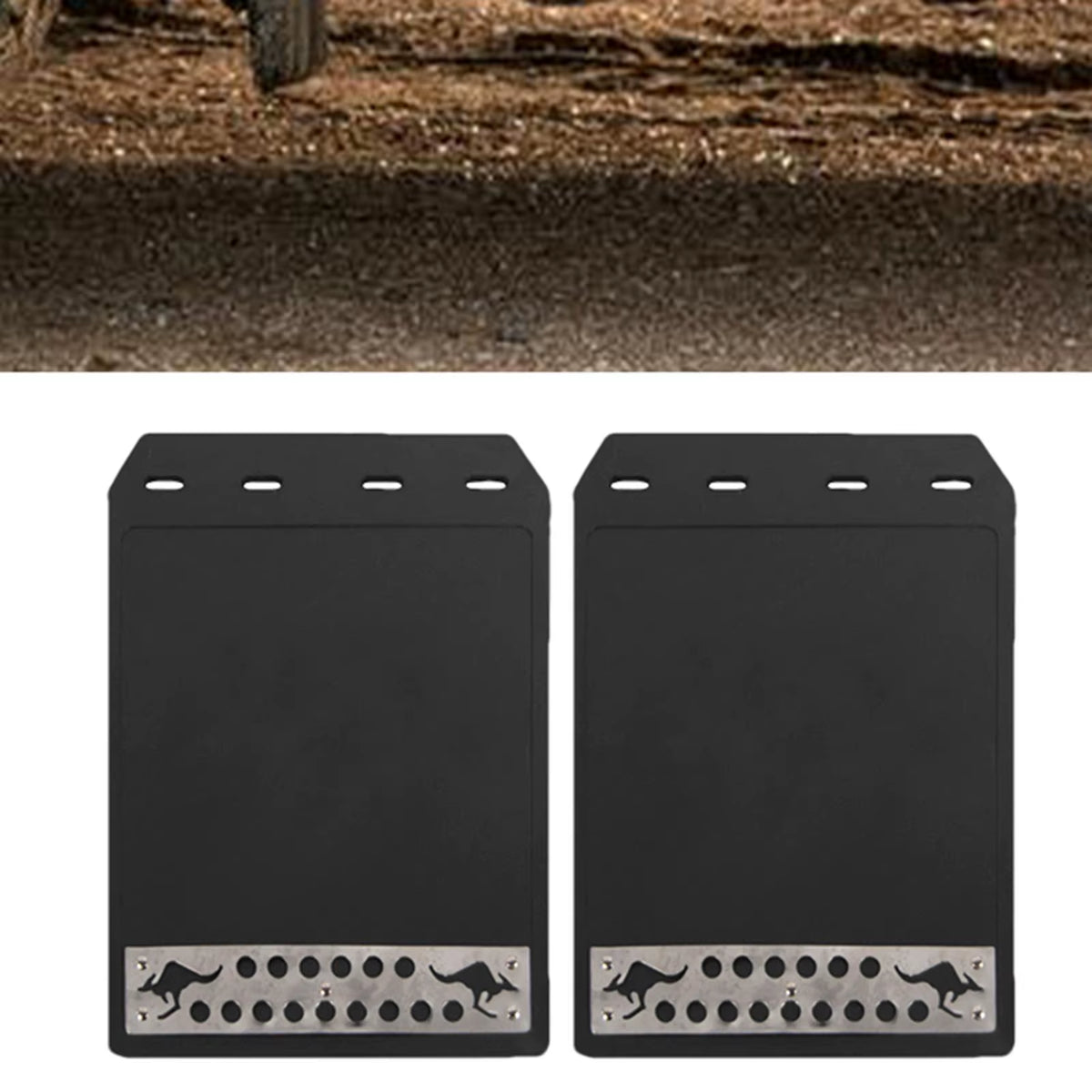 2 Pcs Car Splash Guards Heat-Resistant Truck Mud Flapstrucks Mud Guards Wear-Resistant Auto Rear Mud Flaps for Car Accessories