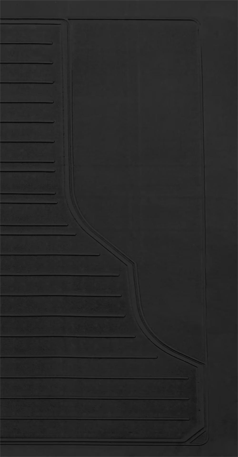 (3 Pack)  1-Piece Car Floor Mat Cargo Utility Black - Universal Fit, AD071717B