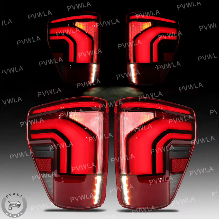 LED Tail Light for Ford F150 2024 2025 2026 High-End Version Car Rear Brake Stop Lamp Turn Signal RL3Z-13405-B RL3Z-13404-C